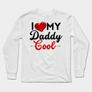 I Love / I Heart Hot Dads Long Sleeve T-Shirt